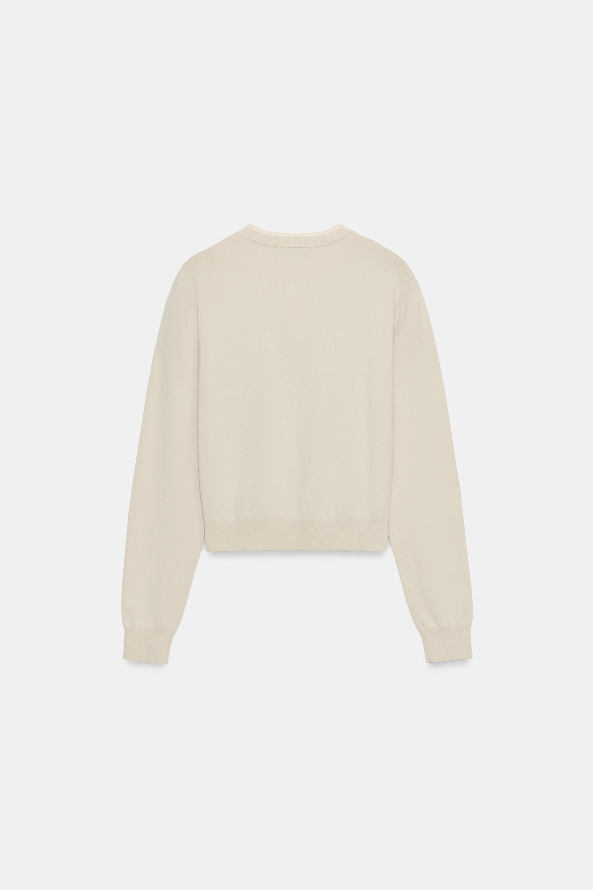 COMBINATION KNIT JACKET